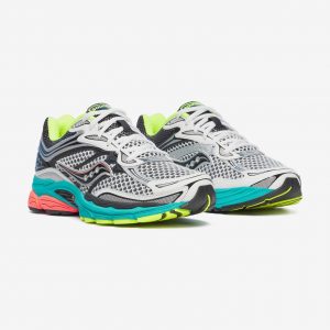 Saucony – Basket running rétro multicolore à l’esprit performance